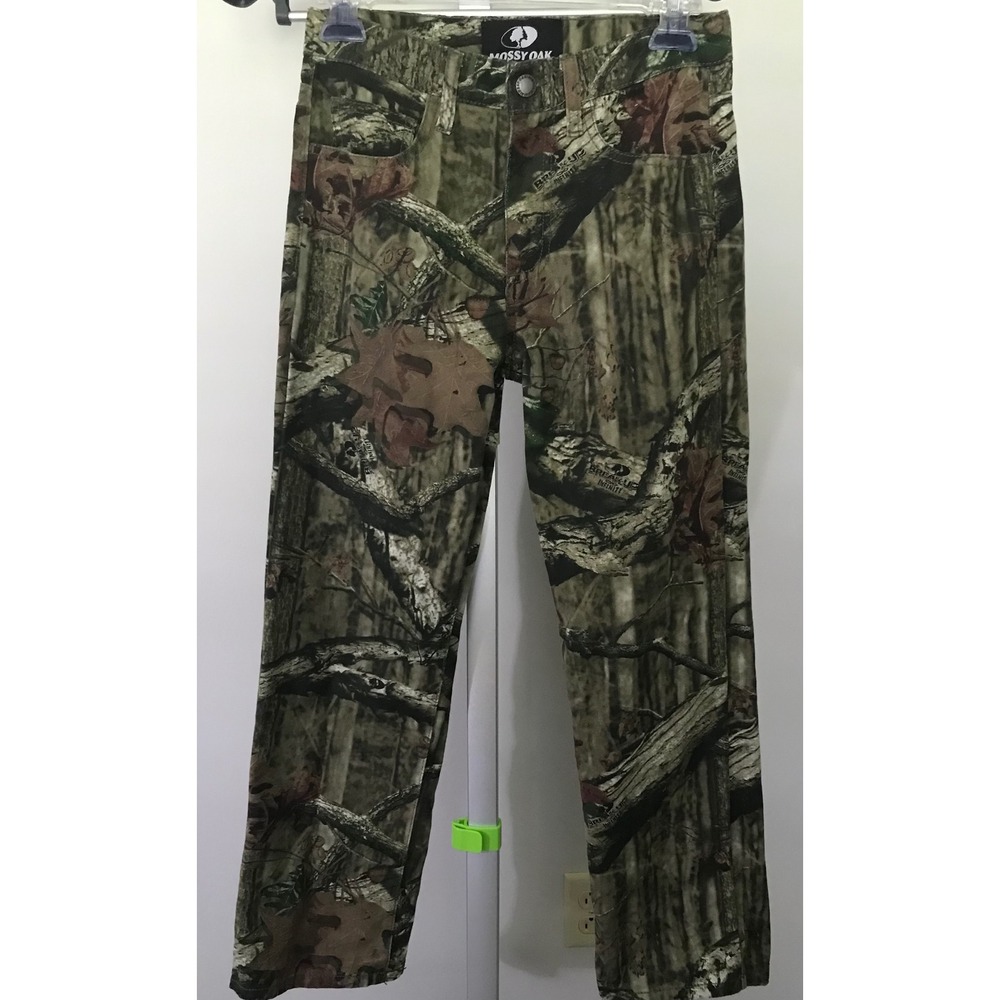 Mossy Oak Kids Camo Pants Break-Up Infinity Cotton Denim Size 14 EUC